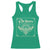 Funny Skull Moth Racerback Tank Top There Is No Beauty Without Some Strangeness Edgar Poe