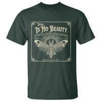 Funny Skull Moth T Shirt There Is No Beauty Without Some Strangeness Edgar Poe