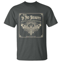 Funny Skull Moth T Shirt There Is No Beauty Without Some Strangeness Edgar Poe