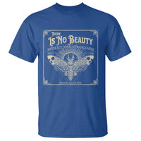 Funny Skull Moth T Shirt There Is No Beauty Without Some Strangeness Edgar Poe