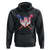 Funny Ice Cream Baseball Drip American Flag Hoodie 4th Of July