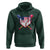 Funny Ice Cream Baseball Drip American Flag Hoodie 4th Of July