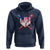 Funny Ice Cream Baseball Drip American Flag Hoodie 4th Of July