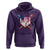 Funny Ice Cream Baseball Drip American Flag Hoodie 4th Of July