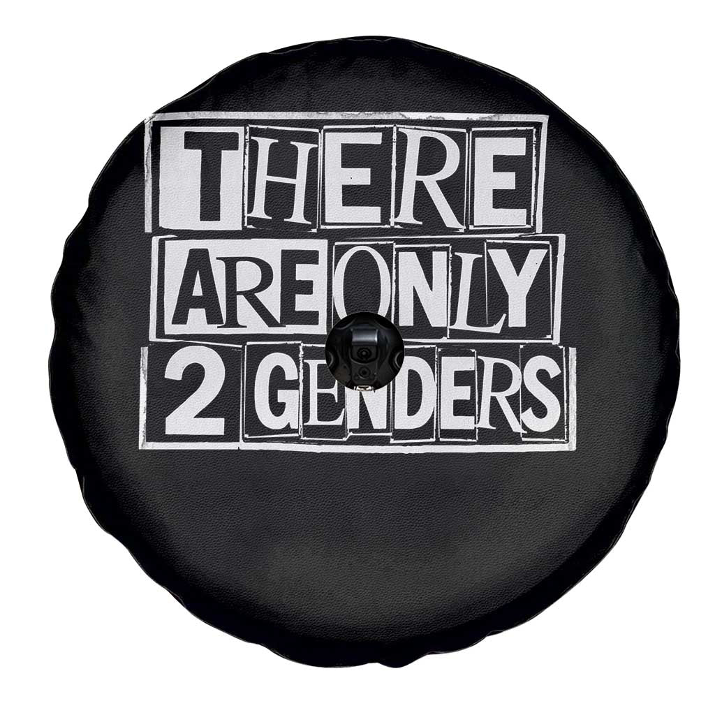 Funny There Are Only 2 Genders Male And Female Spare Tire Cover