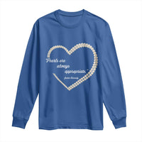 Pearls Are Always Appropriate Long Sleeve Shirt Jacqueline Kennedy Quotes