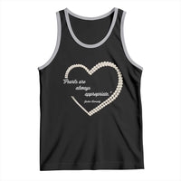 Pearls Are Always Appropriate Tank Top Jacqueline Kennedy Quotes