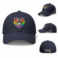 Funny Be Gay Do Crime Baseball Cap LGBTQ Pride Gay Racoon Rainbow