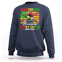 Juneteenth Breaking Every Chain Since 1865 Sweatshirt Hand Fist Freedom