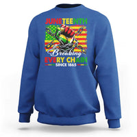 Juneteenth Breaking Every Chain Since 1865 Sweatshirt Hand Fist Freedom