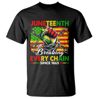 Juneteenth Breaking Every Chain Since 1865 T Shirt Hand Fist Freedom