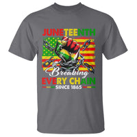 Juneteenth Breaking Every Chain Since 1865 T Shirt Hand Fist Freedom