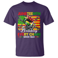 Juneteenth Breaking Every Chain Since 1865 T Shirt Hand Fist Freedom