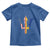 Funny Barbadian American Pride Barbados USA Flag Trident Toddler T Shirt