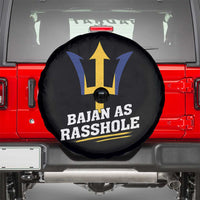 Funny Bajan As Rasshole Spare Tire Cover Barbados Tridents