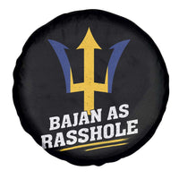 Funny Bajan As Rasshole Spare Tire Cover Barbados Tridents
