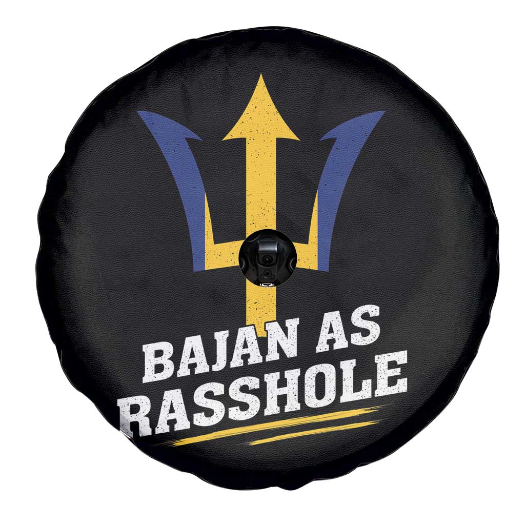 Funny Bajan As Rasshole Spare Tire Cover Barbados Tridents