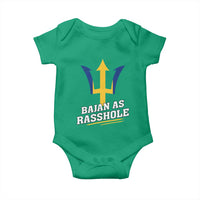 Funny Bajan As Rasshole Baby Onesie Barbados Tridents
