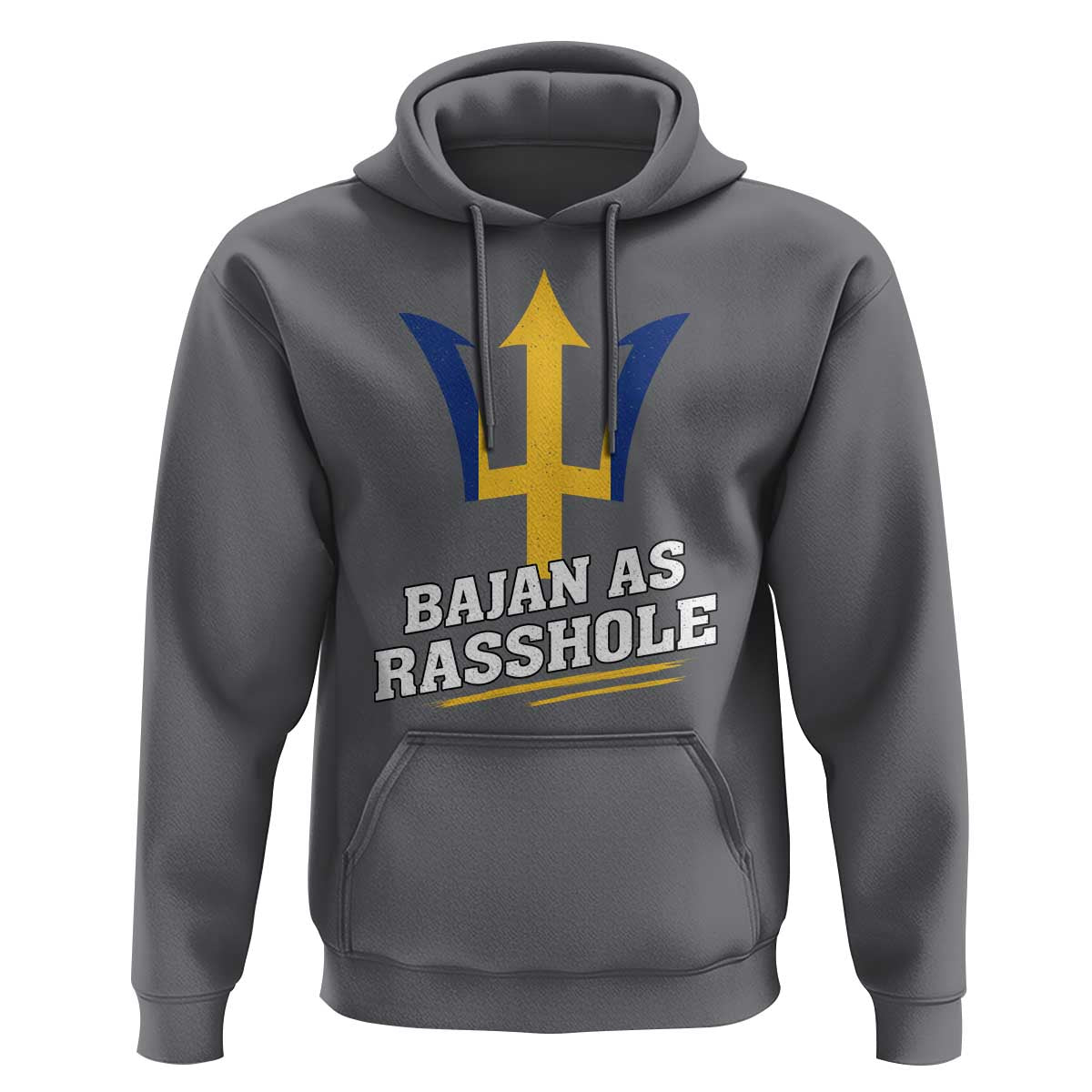 Funny Bajan As Rasshole Hoodie Barbados Tridents