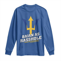 Funny Bajan As Rasshole Long Sleeve Shirt Barbados Tridents