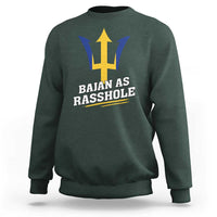 Funny Bajan As Rasshole Sweatshirt Barbados Tridents
