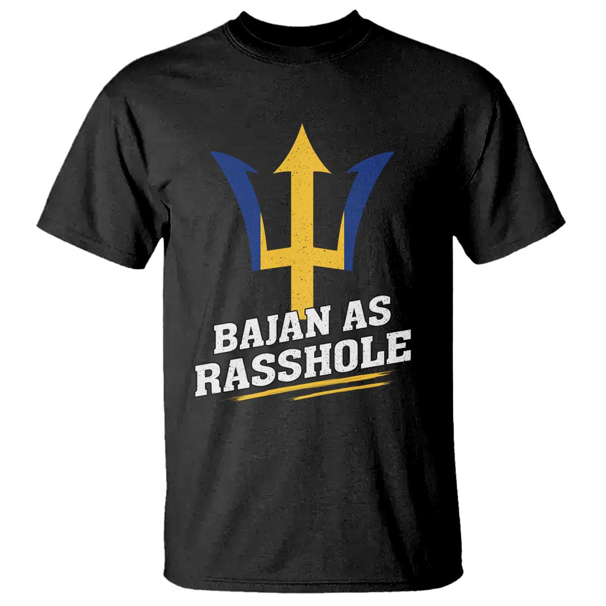 Funny Bajan As Rasshole T Shirt Barbados Tridents