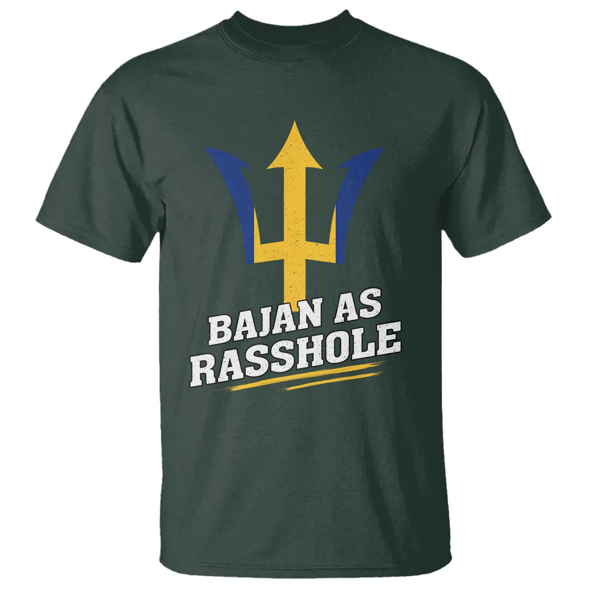 Funny Bajan As Rasshole T Shirt Barbados Tridents