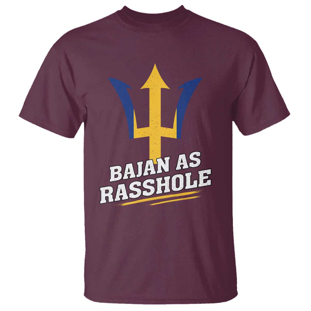 Funny Bajan As Rasshole T Shirt Barbados Tridents