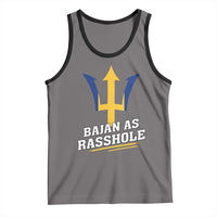 Funny Bajan As Rasshole Tank Top Barbados Tridents