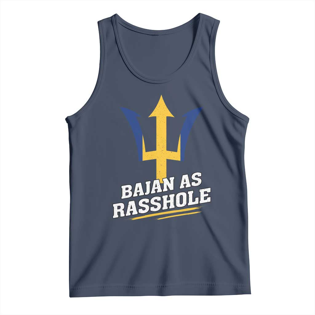 Funny Bajan As Rasshole Tank Top Barbados Tridents