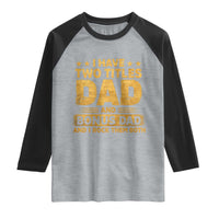 I Have Two Titles Dad And Bonus Dad I Rock Them Both Raglan Shirt Vintage Father's Day Gift