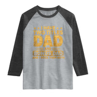 I Have Two Titles Dad And Bonus Dad I Rock Them Both Raglan Shirt Vintage Father's Day Gift