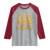 I Have Two Titles Dad And Bonus Dad I Rock Them Both Raglan Shirt Vintage Father's Day Gift