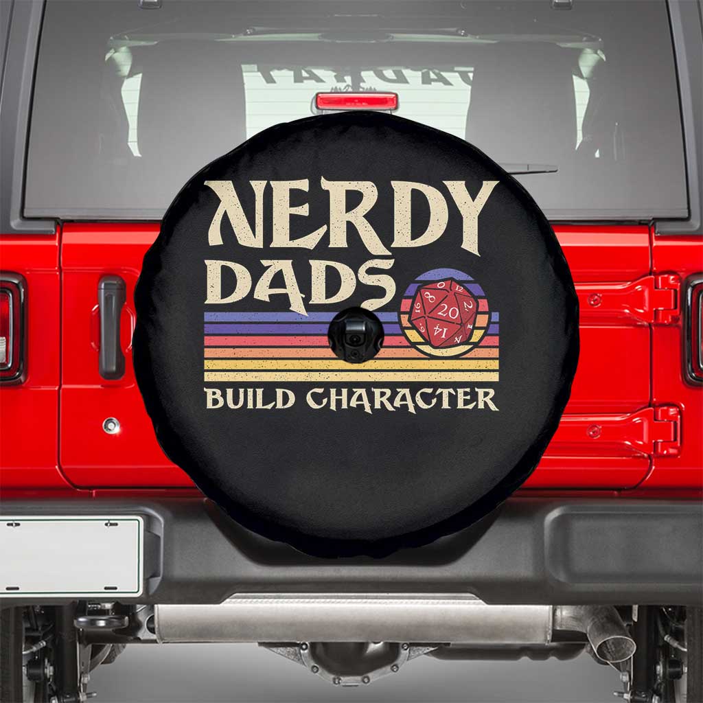 Nerdy Dad Spare Tire Cover Funny Fathers Day RPG Gaming D20 Tabletop