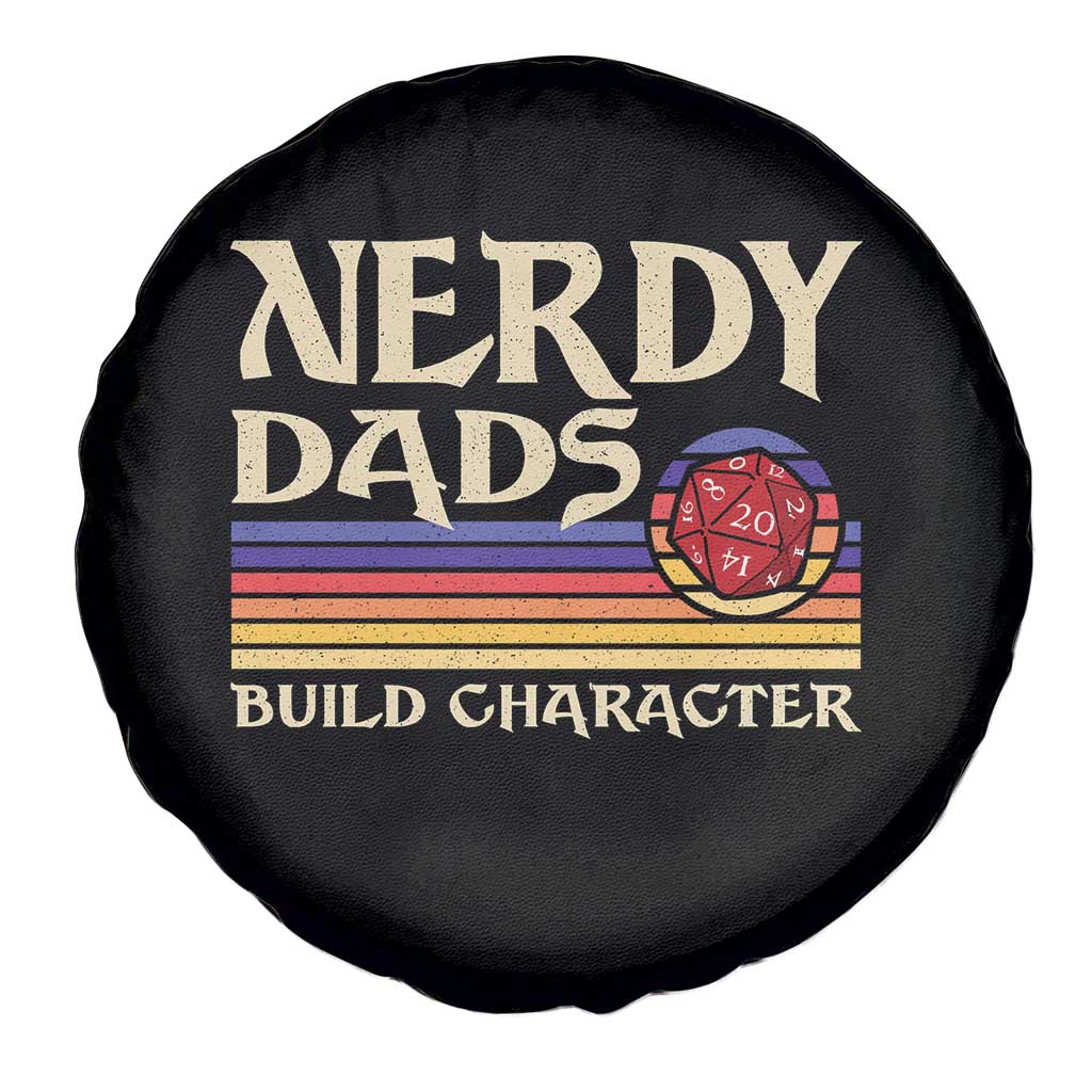 Nerdy Dad Spare Tire Cover Funny Fathers Day RPG Gaming D20 Tabletop