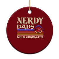 Nerdy Dad Ceramic Ornament Funny Fathers Day RPG Gaming D20 Tabletop