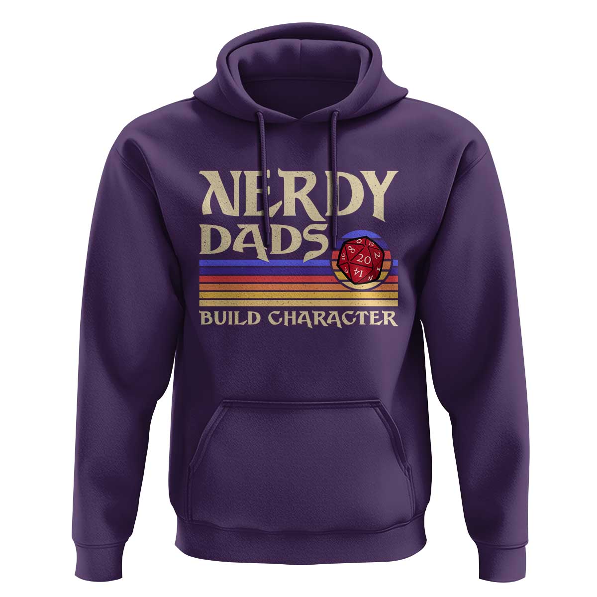 Nerdy Dad Hoodie Funny Fathers Day RPG Gaming D20 Tabletop