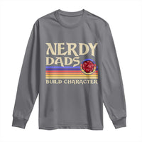 Nerdy Dad Long Sleeve Shirt Funny Fathers Day RPG Gaming D20 Tabletop
