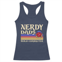 Nerdy Dad Racerback Tank Top Funny Fathers Day RPG Gaming D20 Tabletop