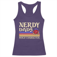 Nerdy Dad Racerback Tank Top Funny Fathers Day RPG Gaming D20 Tabletop