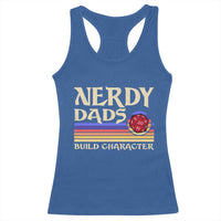 Nerdy Dad Racerback Tank Top Funny Fathers Day RPG Gaming D20 Tabletop