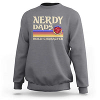 Nerdy Dad Sweatshirt Funny Fathers Day RPG Gaming D20 Tabletop
