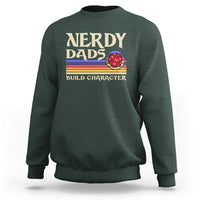 Nerdy Dad Sweatshirt Funny Fathers Day RPG Gaming D20 Tabletop