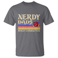 Nerdy Dad T Shirt Funny Fathers Day RPG Gaming D20 Tabletop