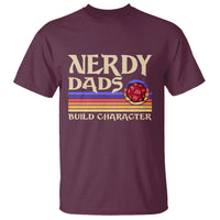 Nerdy Dad T Shirt Funny Fathers Day RPG Gaming D20 Tabletop