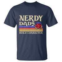Nerdy Dad T Shirt Funny Fathers Day RPG Gaming D20 Tabletop