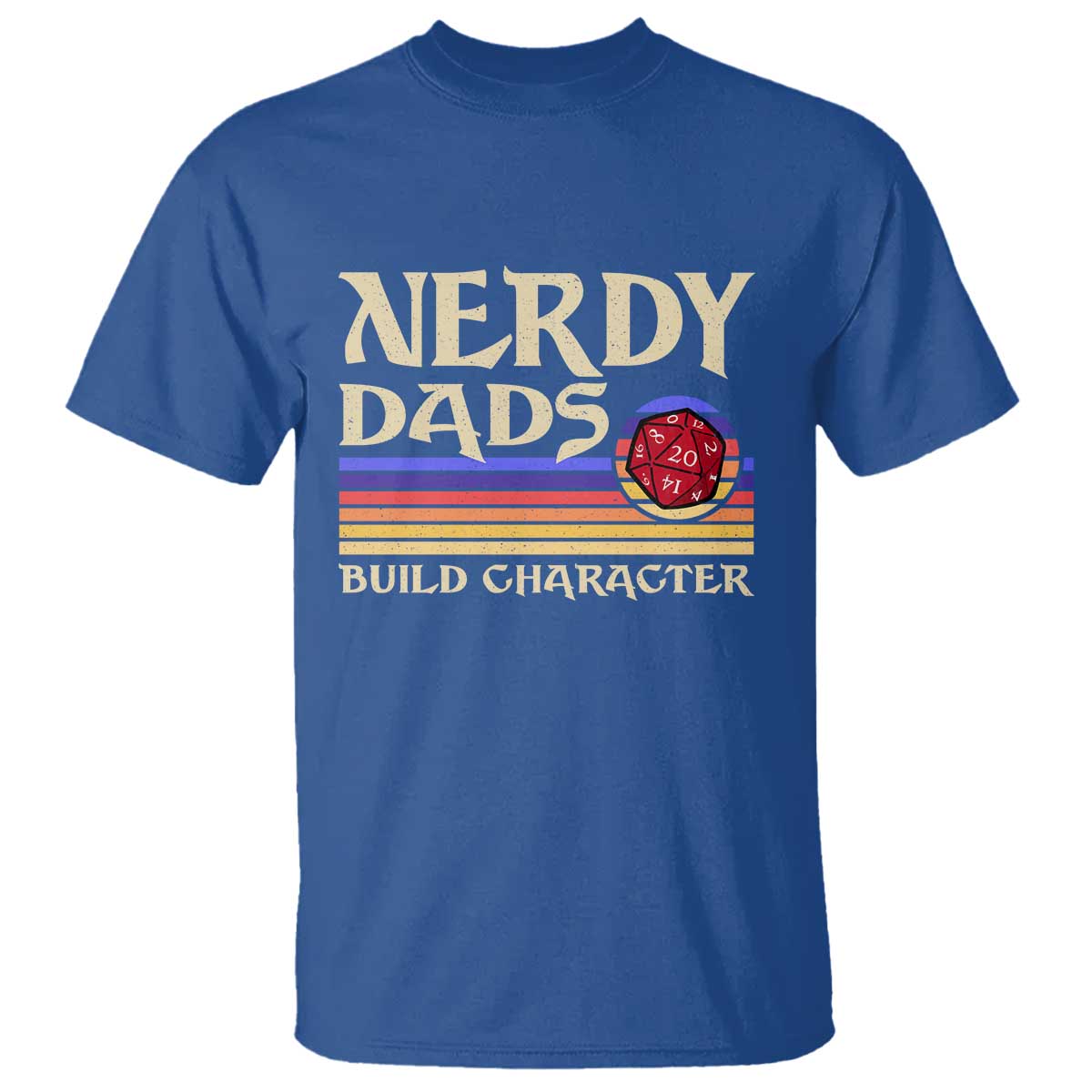 Nerdy Dad T Shirt Funny Fathers Day RPG Gaming D20 Tabletop