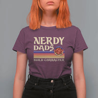 Nerdy Dad T Shirt For Women Funny Fathers Day RPG Gaming D20 Tabletop