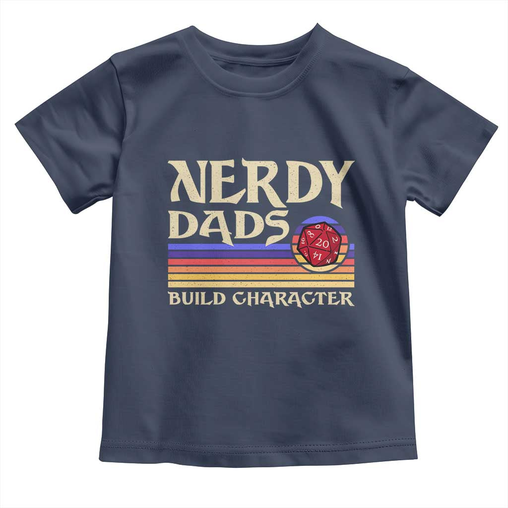 Nerdy Dad Toddler T Shirt Funny Fathers Day RPG Gaming D20 Tabletop