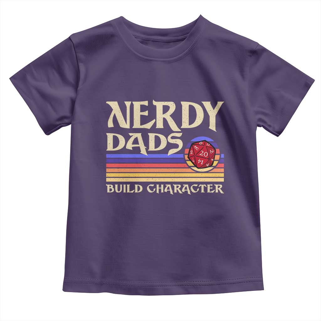 Nerdy Dad Toddler T Shirt Funny Fathers Day RPG Gaming D20 Tabletop